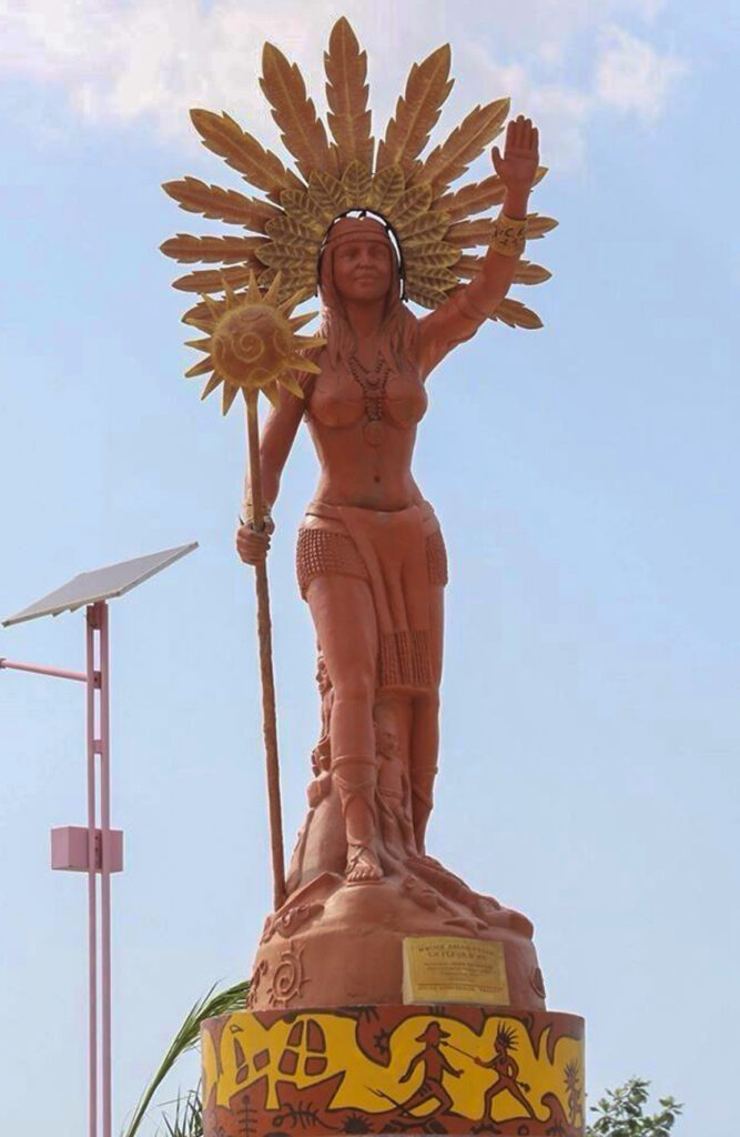 Queen Anacaona statue