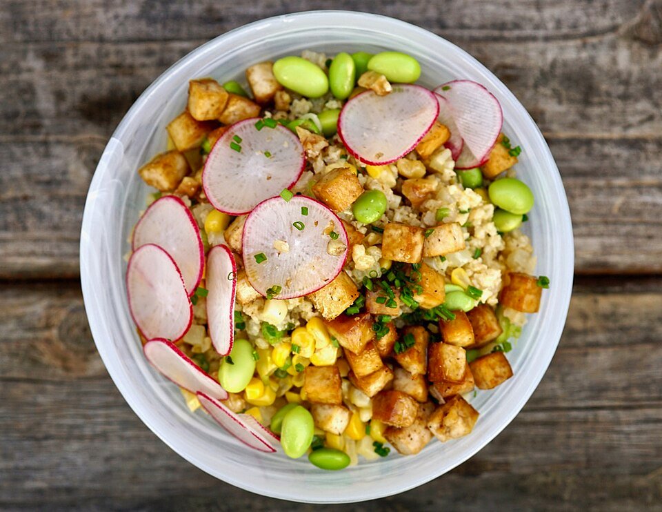 A nutrient dense grain bowl