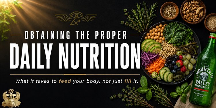 Obtaining the Proper Daily Nutrition