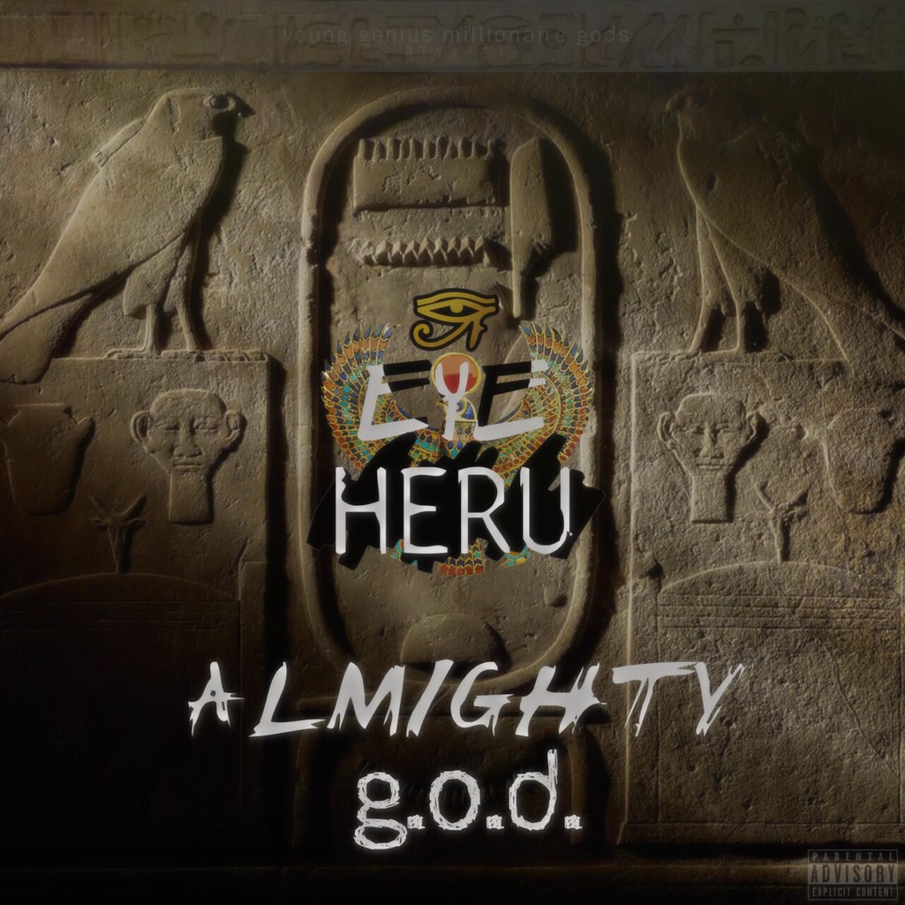 Almighty G.O.D. cover art by Eye Heru