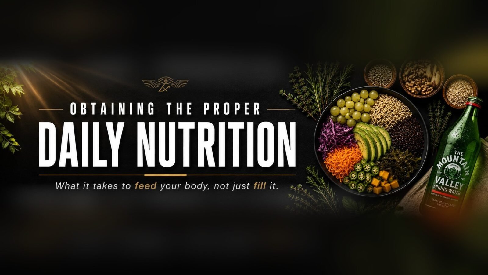 Obtaining the proper daily nutrition